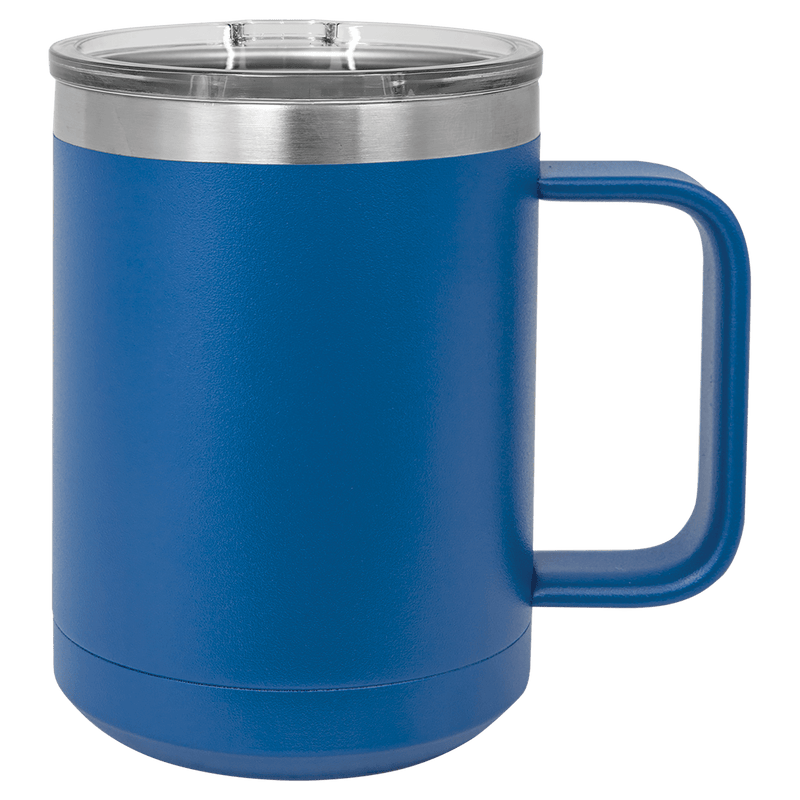 15 oz. Polar Camel Vacuum Insulated Mug with Slider Lid Royal Blue
