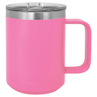 15 oz. Polar Camel Vacuum Insulated Mug with Slider Lid Pink