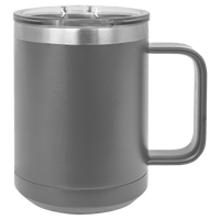 15 oz. Polar Camel Vacuum Insulated Mug with Slider Lid Dark Gray