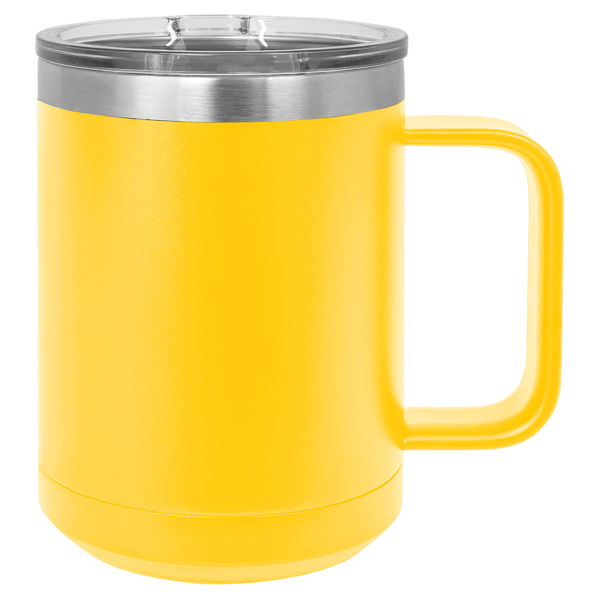 15 oz. Polar Camel Vacuum Insulated Mug with Slider Lid Yellow