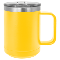 15 oz. Polar Camel Vacuum Insulated Mug with Slider Lid Yellow
