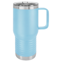 20 oz. Polar Camel Vacuum Insulated Travel Mug with Slider Lid Light Blue