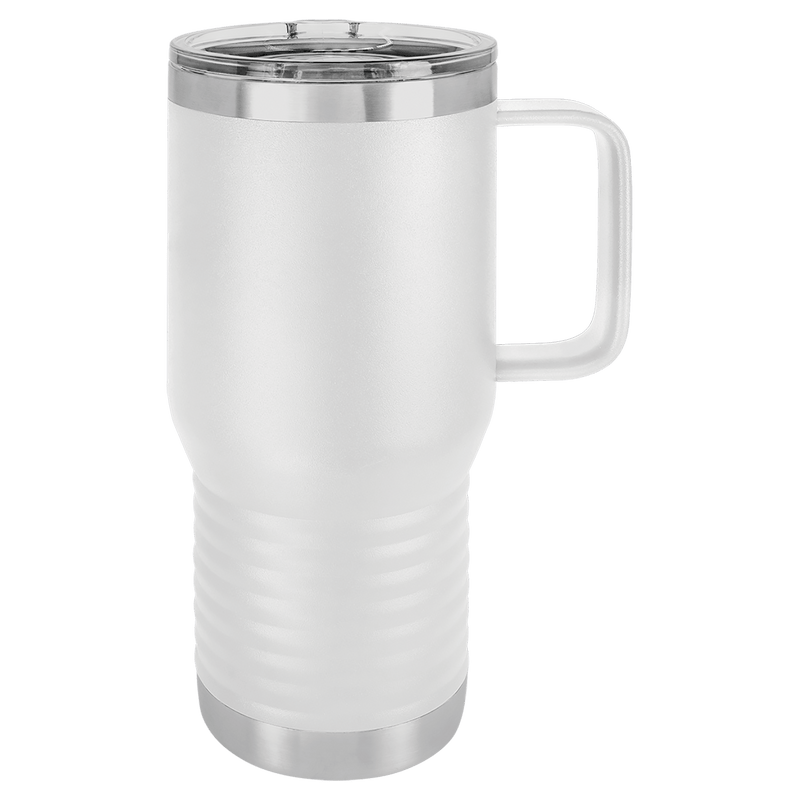20 oz. Polar Camel Vacuum Insulated Travel Mug with Slider Lid White