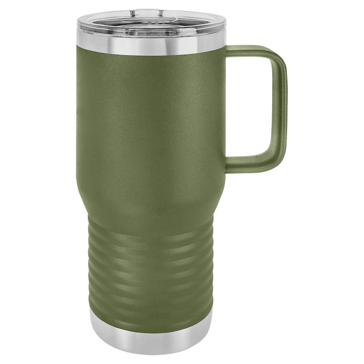 20 oz. Polar Camel Vacuum Insulated Travel Mug with Slider Lid Olive Green