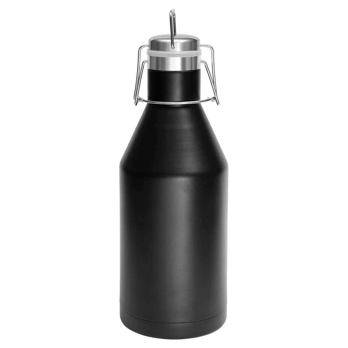 64 oz. Polar Camel Vacuum Insulated Growler with Swing-Top Lid Black