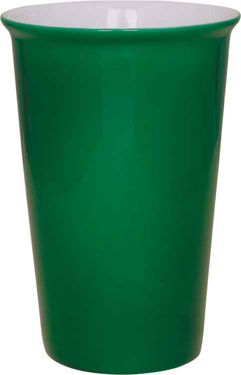 14 oz. Lazer Latte Mug Green