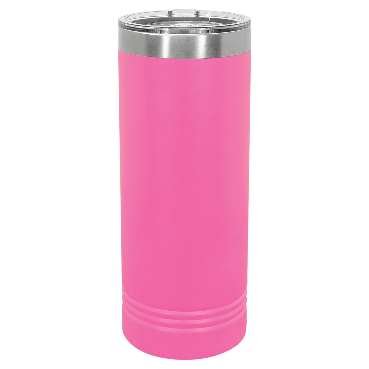 22 oz Skinny Tumbler – Polar Camel laser-engraved