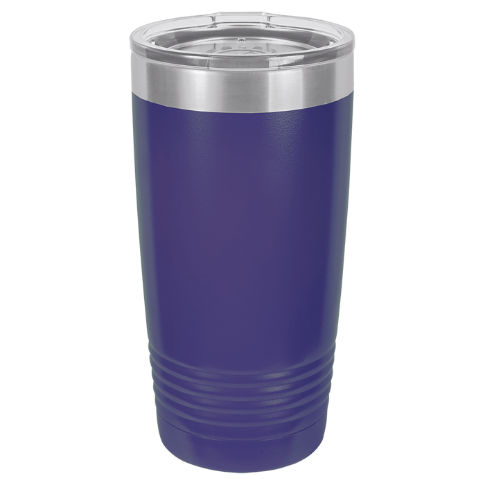 20 oz. Polar Camel Ringneck Vacuum Insulated Tumbler w/Clear Lid Purple