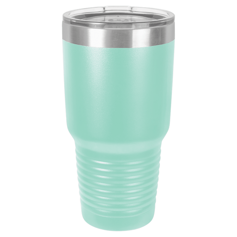 30 oz. Polar Camel Ringneck Vacuum Insulated Tumbler w/Clear Lid Teal