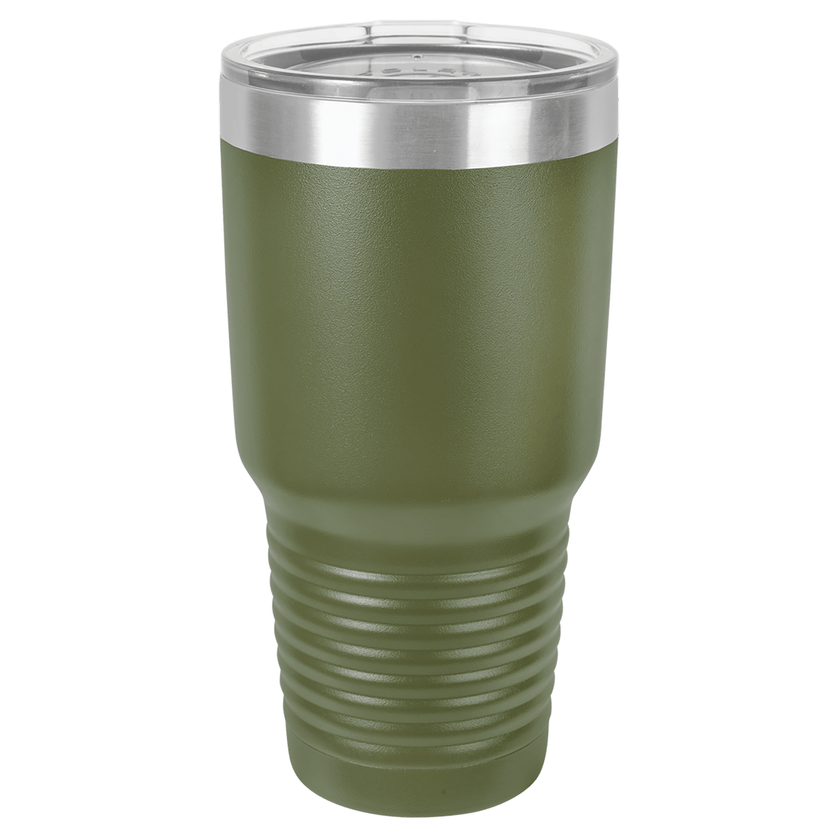 30 oz. Polar Camel Ringneck Vacuum Insulated Tumbler w/Clear Lid Olive Green