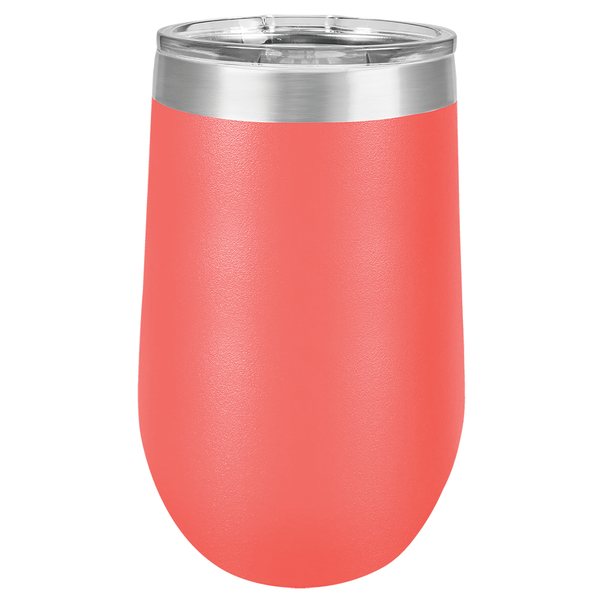 16 oz. Polar Camel Vacuum Insulated Stemless Tumbler w/Lid Coral
