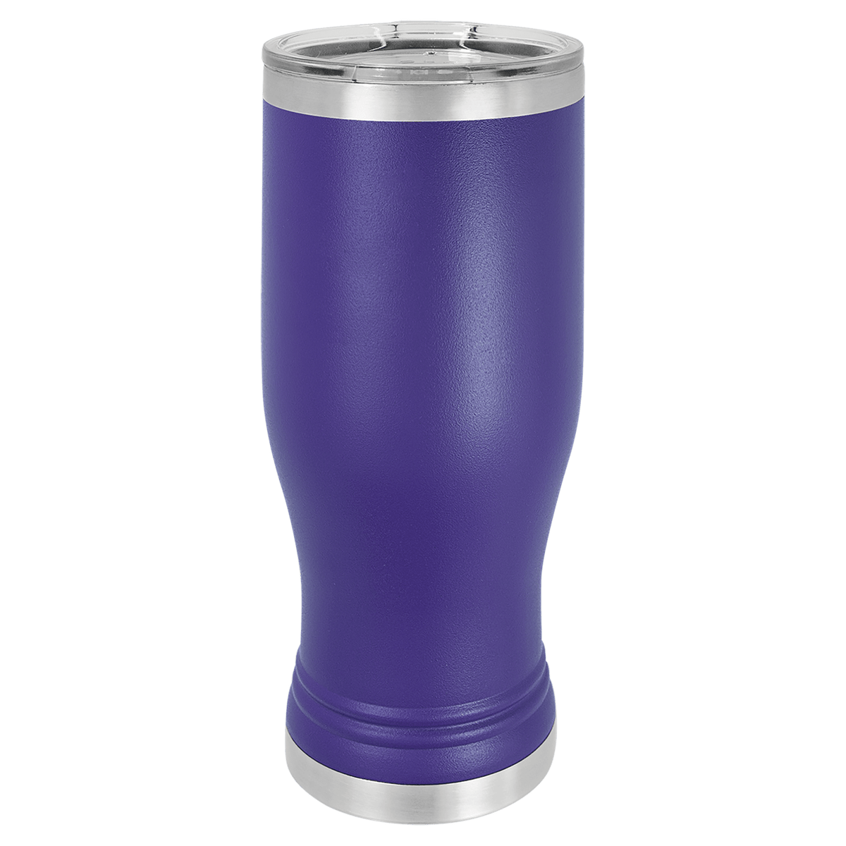 20 oz. Polar Camel Pilsner w/Clear Lid Purple