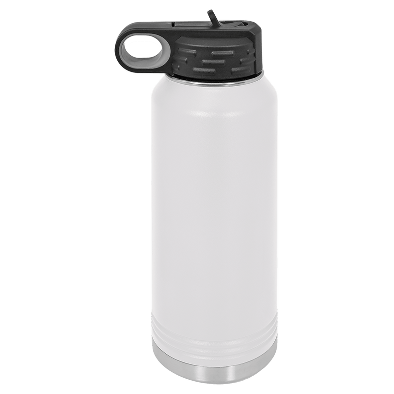 32 oz. Stainless Steel Polar Camel Water Bottle White