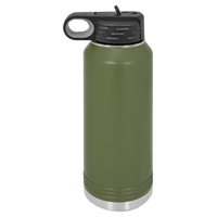 32 oz. Stainless Steel Polar Camel Water Bottle Olive Green