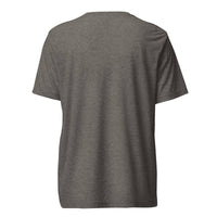 Black Embroidered Unisex Tri-Blend T-Shirt - Premier Laser Engraving